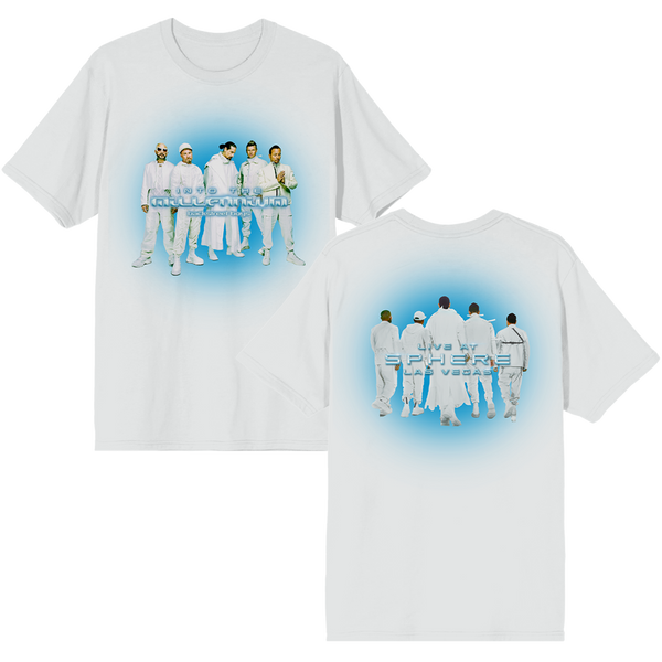 Official BSB Store - Into the Millennium 2.0 Cover White Tee