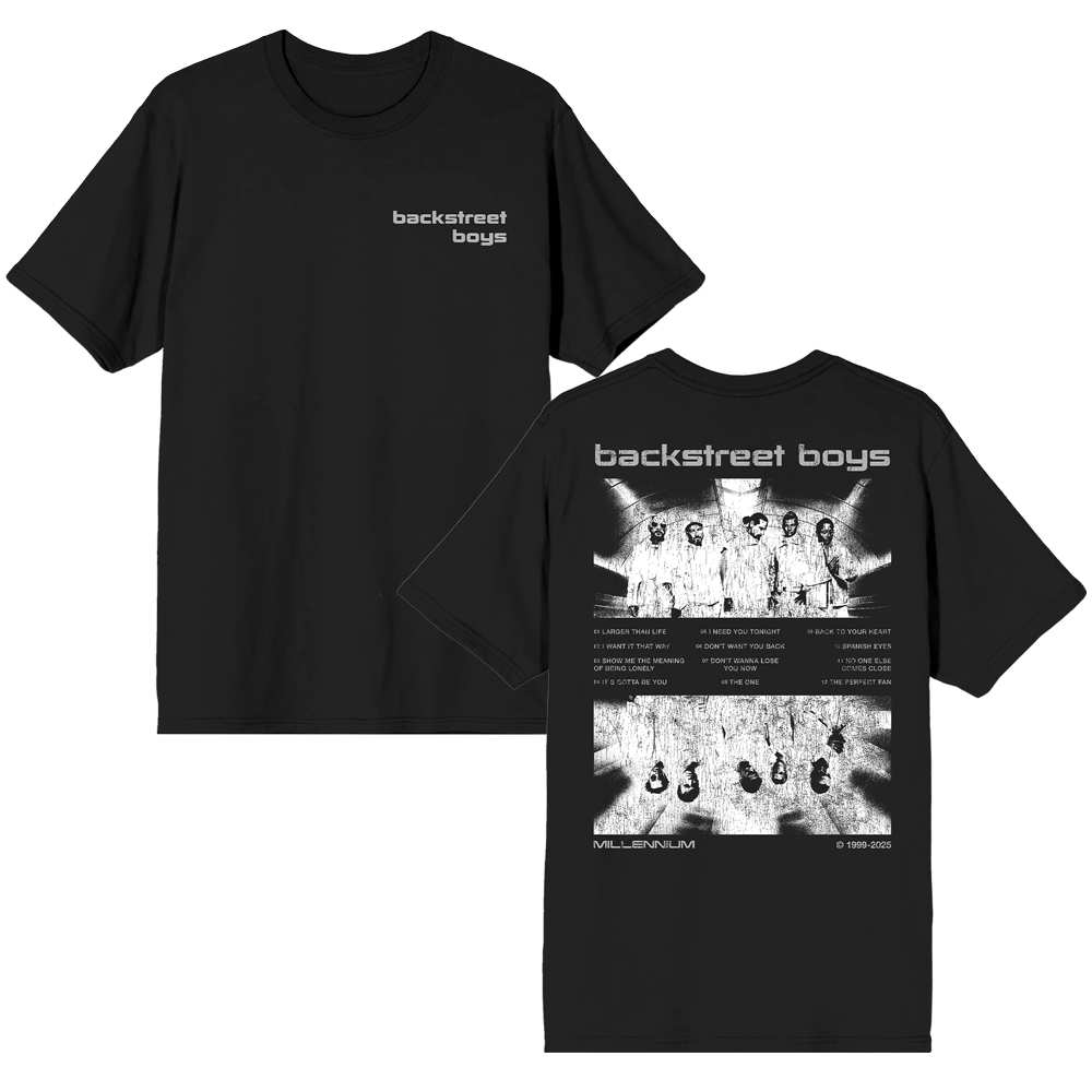 Mirrored Millennium Cover Tee – Backstreet Boys Store