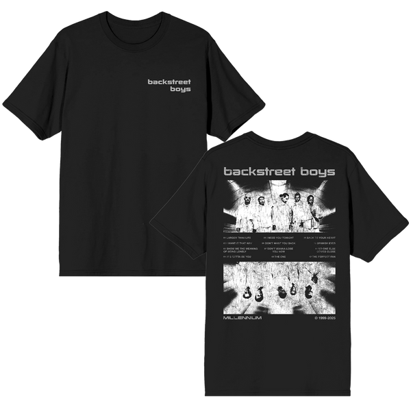 Mirrored Millennium Cover Tee – Backstreet Boys Store