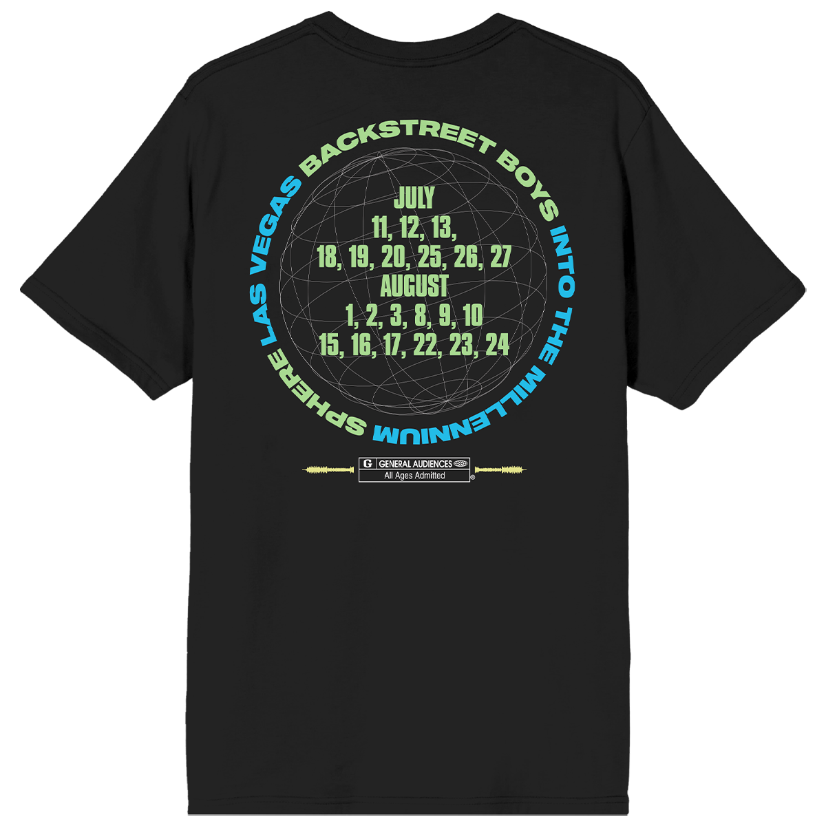 Into the Millennium Denim Wash Dateback Tee