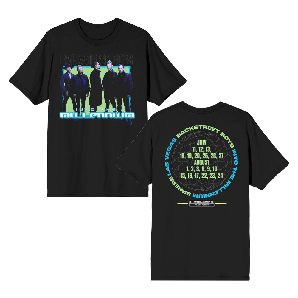 Into the Millennium Denim Wash Dateback Tee
