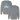 A washed grey crewneck sweatshirt with blue and white mini animated Backstreet Boys on the front and "We've Got It Goin On" in blue outlined font on the back.