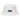 A white fuzzy bucket hat with a black and blue outlined 'bsb' logo on the front, shown against a plain white background.
