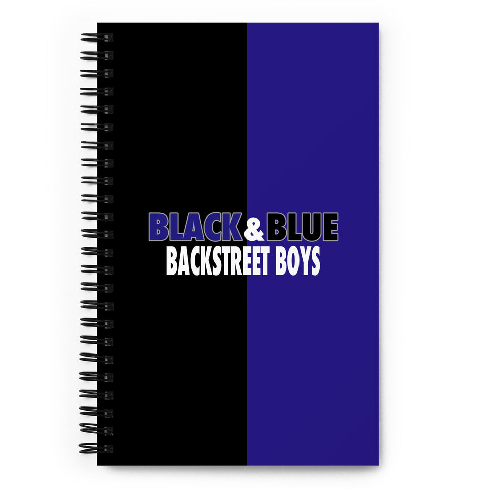 Black & Blue Notebook – Backstreet Boys Store