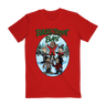 Snowball Fight Cartoon Red Tee