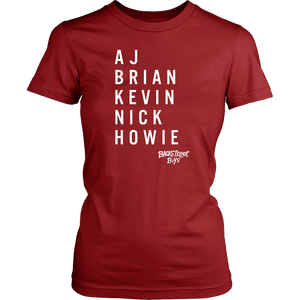 Band Names Ladies Tee