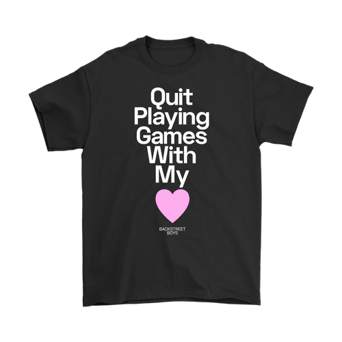 Quit Playing Games Tee
